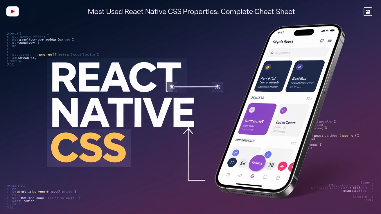 Most Used React Native CSS Properties: Complete Cheat Sheet