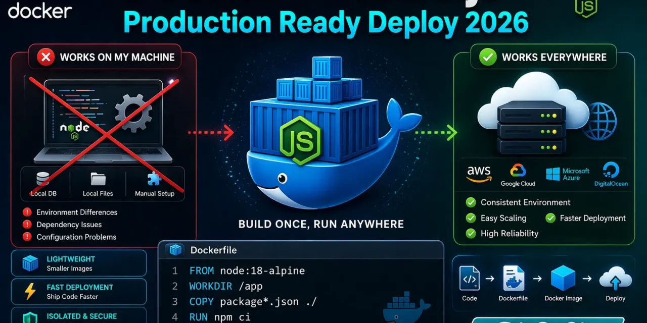 7. Docker से Node.js App Production Ready Deploy करें 2026