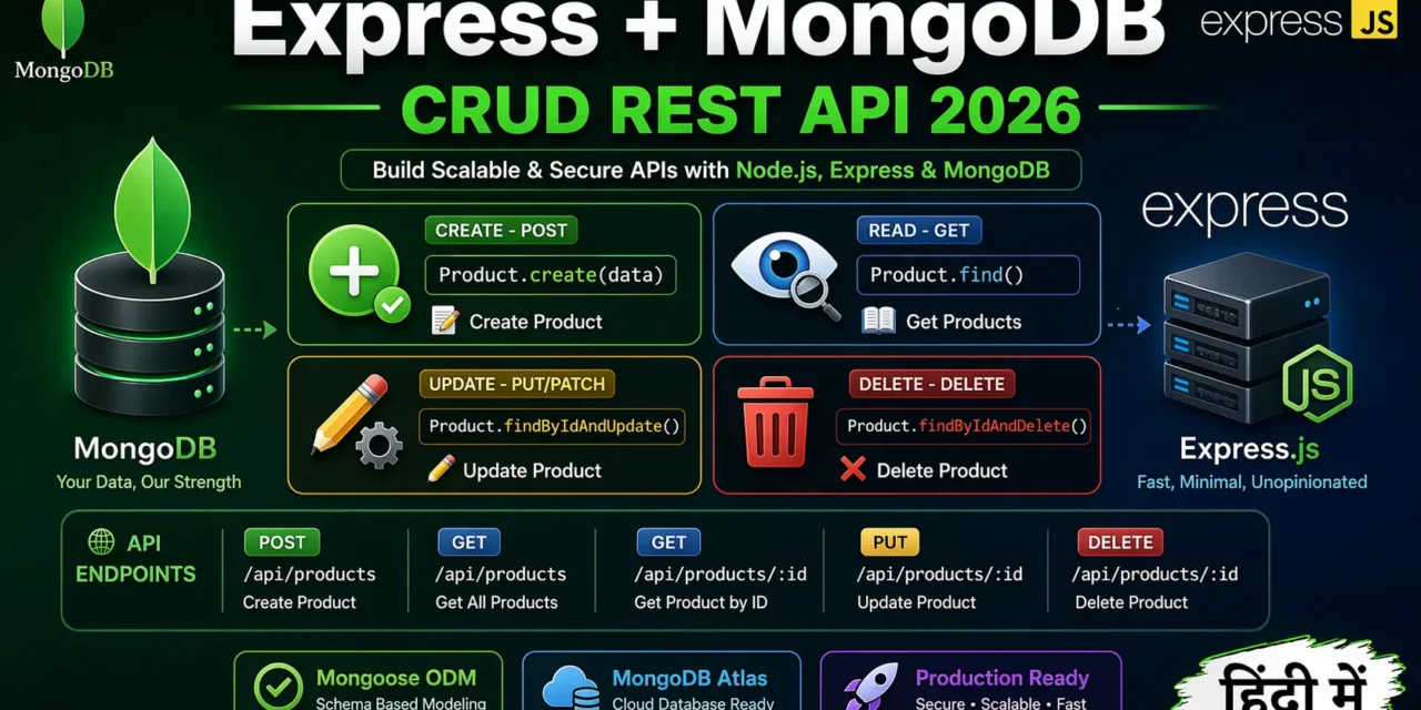 11. Express MongoDB CRUD – Complete REST API Example 2026