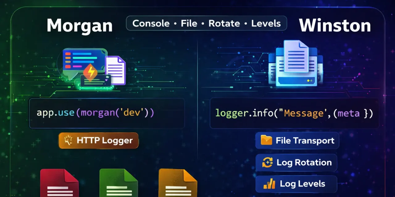 Express Logging – Morgan और Winston से Debug करें