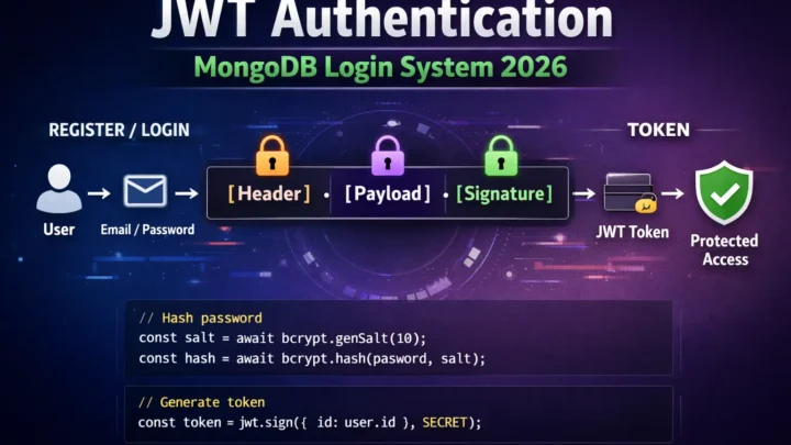 10. JWT Authentication MongoDB – User Login System कैसे बनाएं 2026