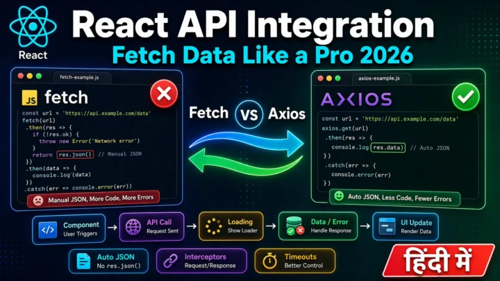React API Integration Made Easy with Fetch and Axios