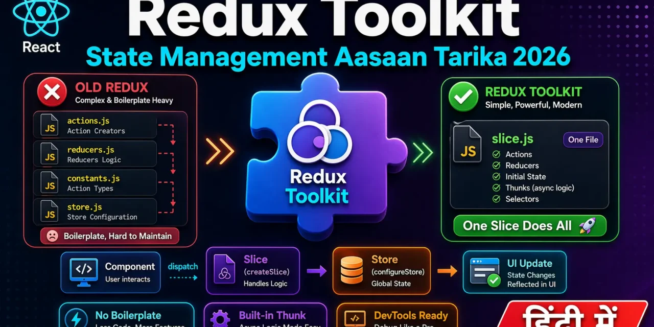 Redux Toolkit Simplified – State Management Aasaan Tarika 2026