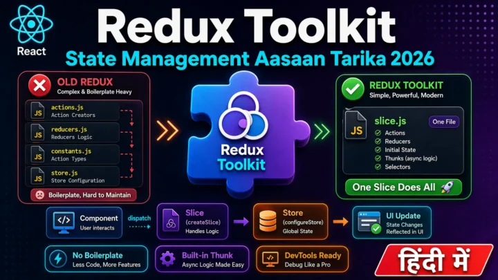 Redux Toolkit Simplified – State Management Aasaan Tarika 2026