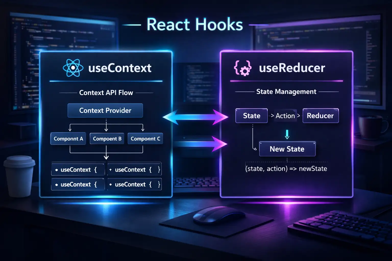 useContext and useReducer