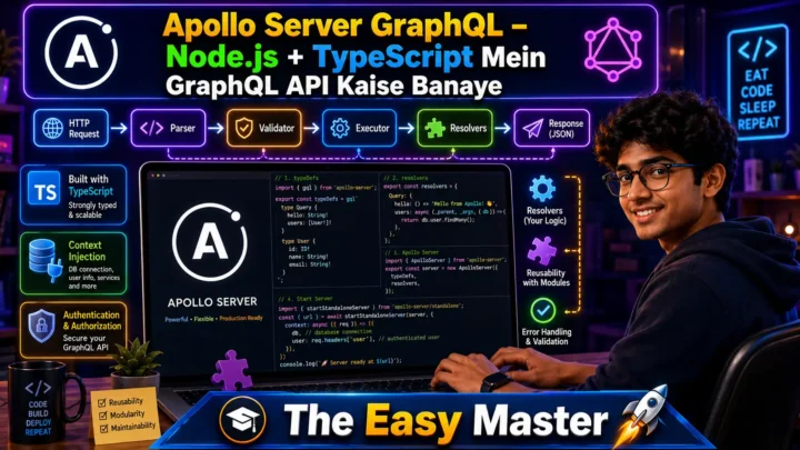 5. Apollo Server GraphQL Node.js TypeScript Hindi – API Kaise Banaye