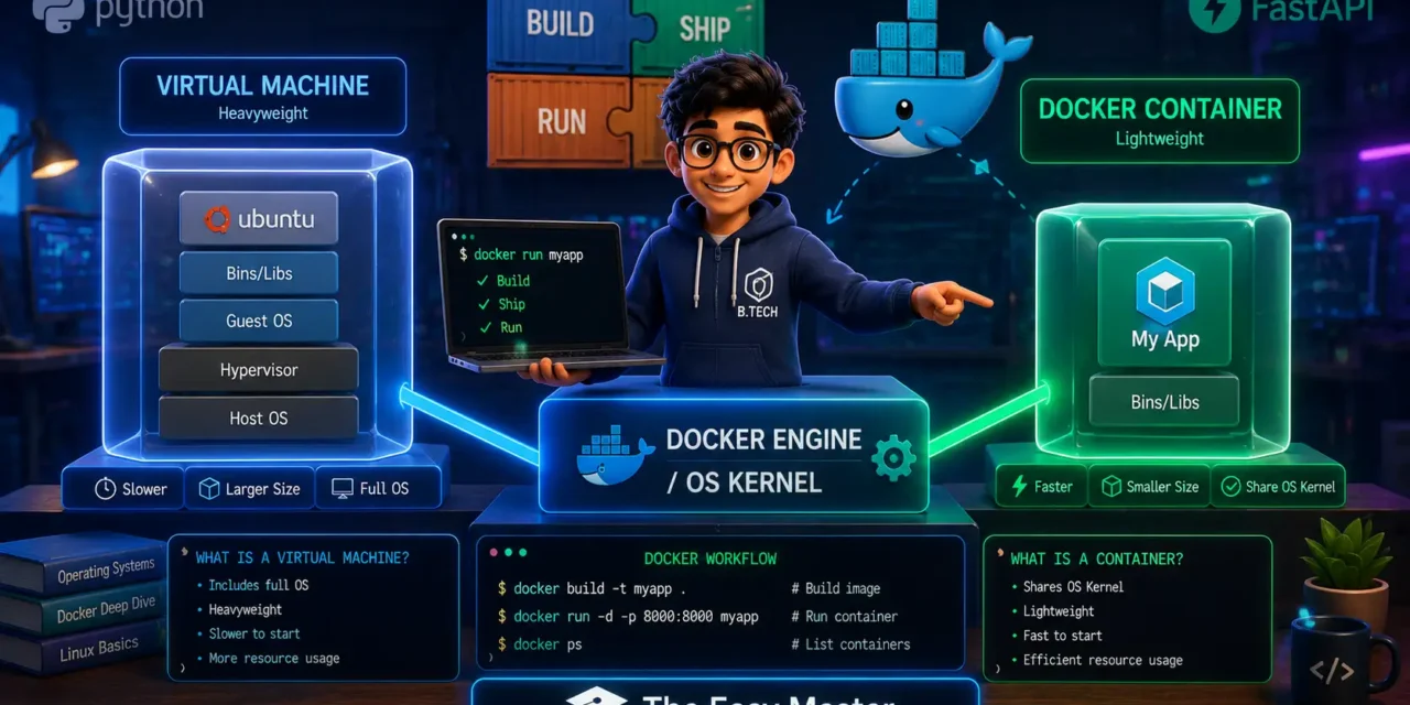 1. Docker Introduction in Hindi? Containers vs Virtual Machines