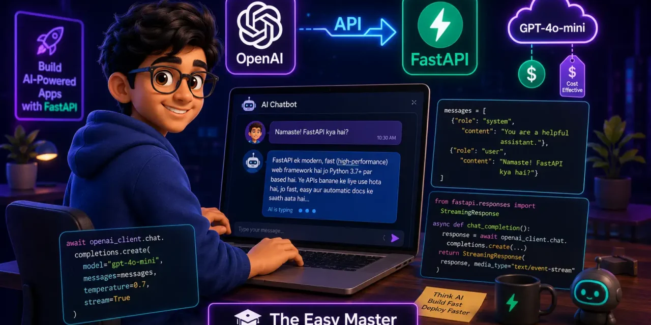 8. FastAPI OpenAI Integration Hindi – AI Chatbot API 2026