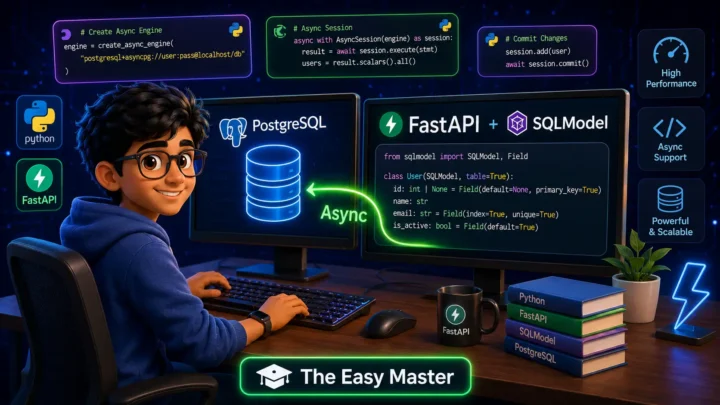 6. FastAPI PostgreSQL SQLModel Hindi – Async Guide 2026