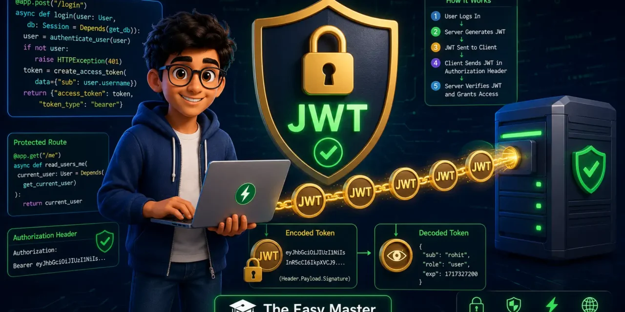 7. FastAPI JWT Authentication Hindi – Secure API Login