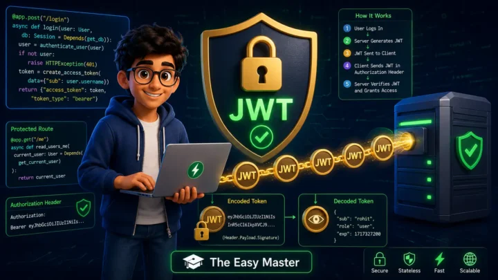 7. FastAPI JWT Authentication Hindi – Secure API Login