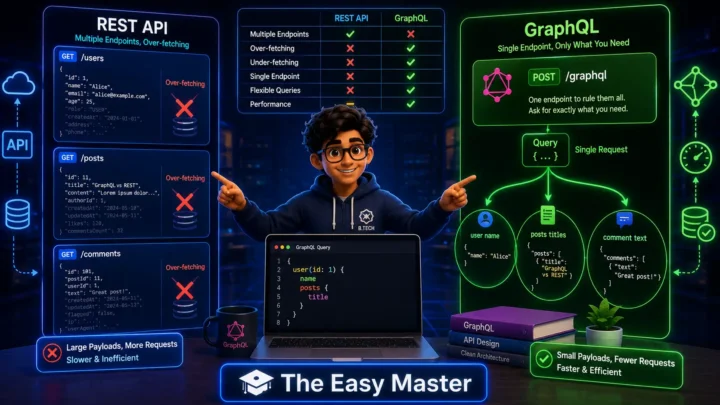 1. GraphQL Introduction in Hindi – REST vs GraphQL Comparison