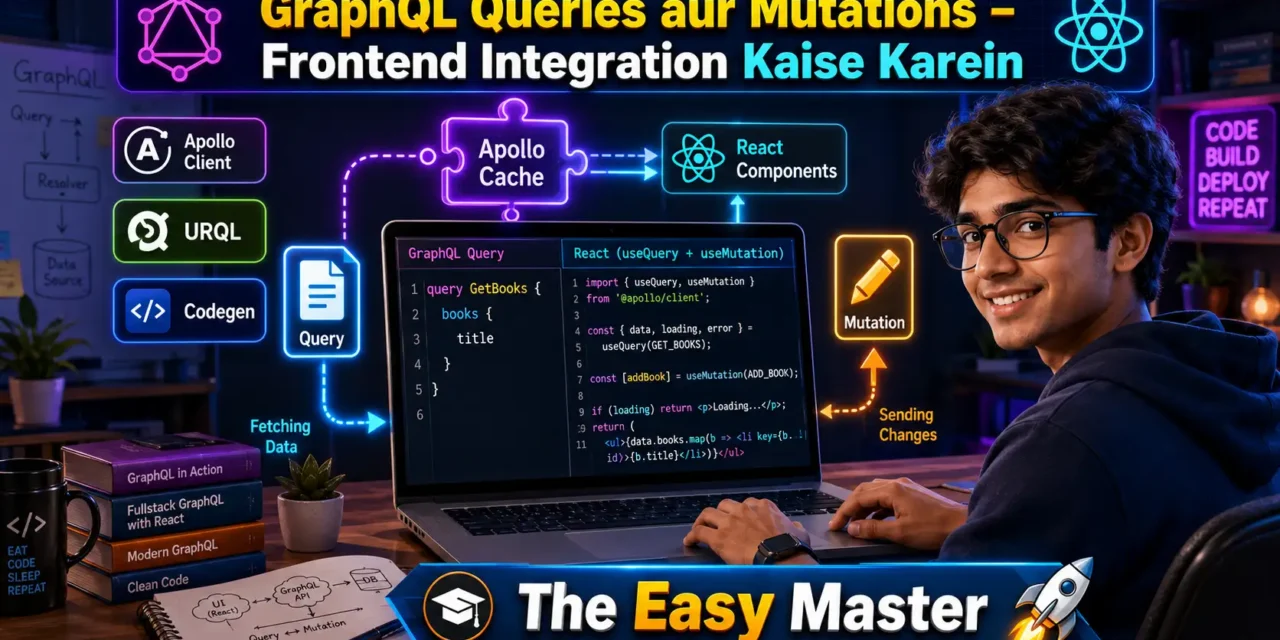 3. GraphQL Queries Mutations Hindi – Frontend Integration