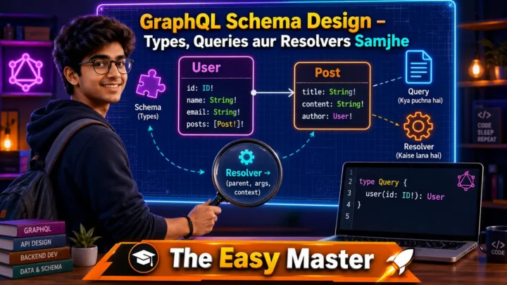 2. GraphQL Schema Tutorial Hindi – Types Queries Resolvers