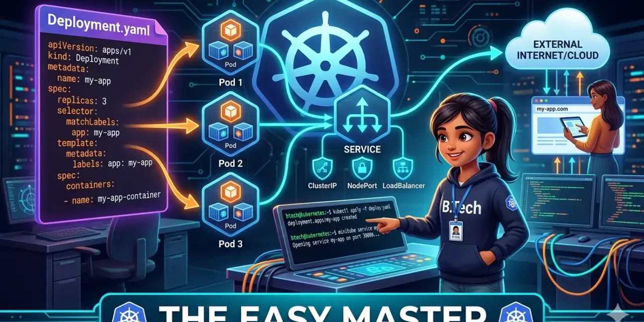 3. Kubernetes Deployments Services Hindi – App Expose Karein