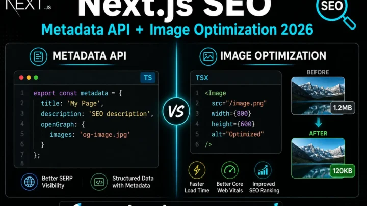 8. Next.js SEO – Metadata API and Image Optimization समझे 2026
