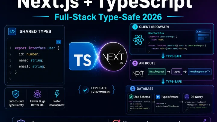 9. Next.js TypeScript – Full-Stack Type-Safe App कैसे बनाएं