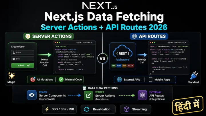 4. Next.js Data Fetching – Server Actions and API Routes 2026