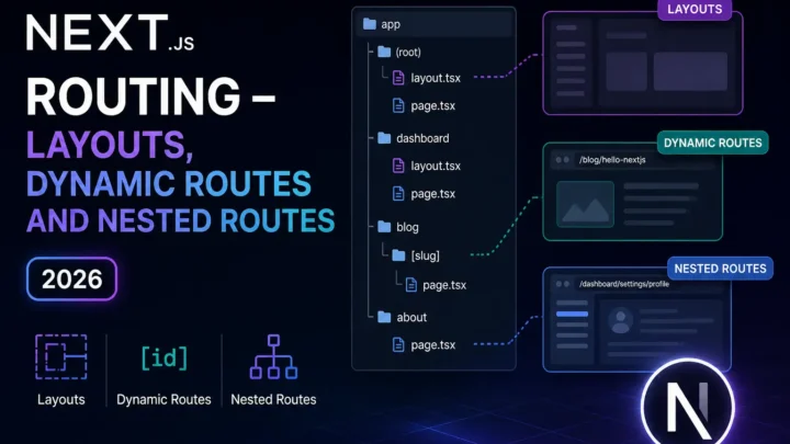 3. Next.js Routing – Layouts, Dynamic Routes and Nested Routes 2026
