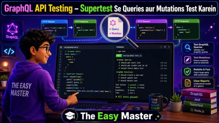 8. GraphQL Testing Supertest Hindi – Queries Mutations Test