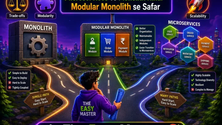 5. Microservices vs Monolith Hindi – Modular Monolith se Safar