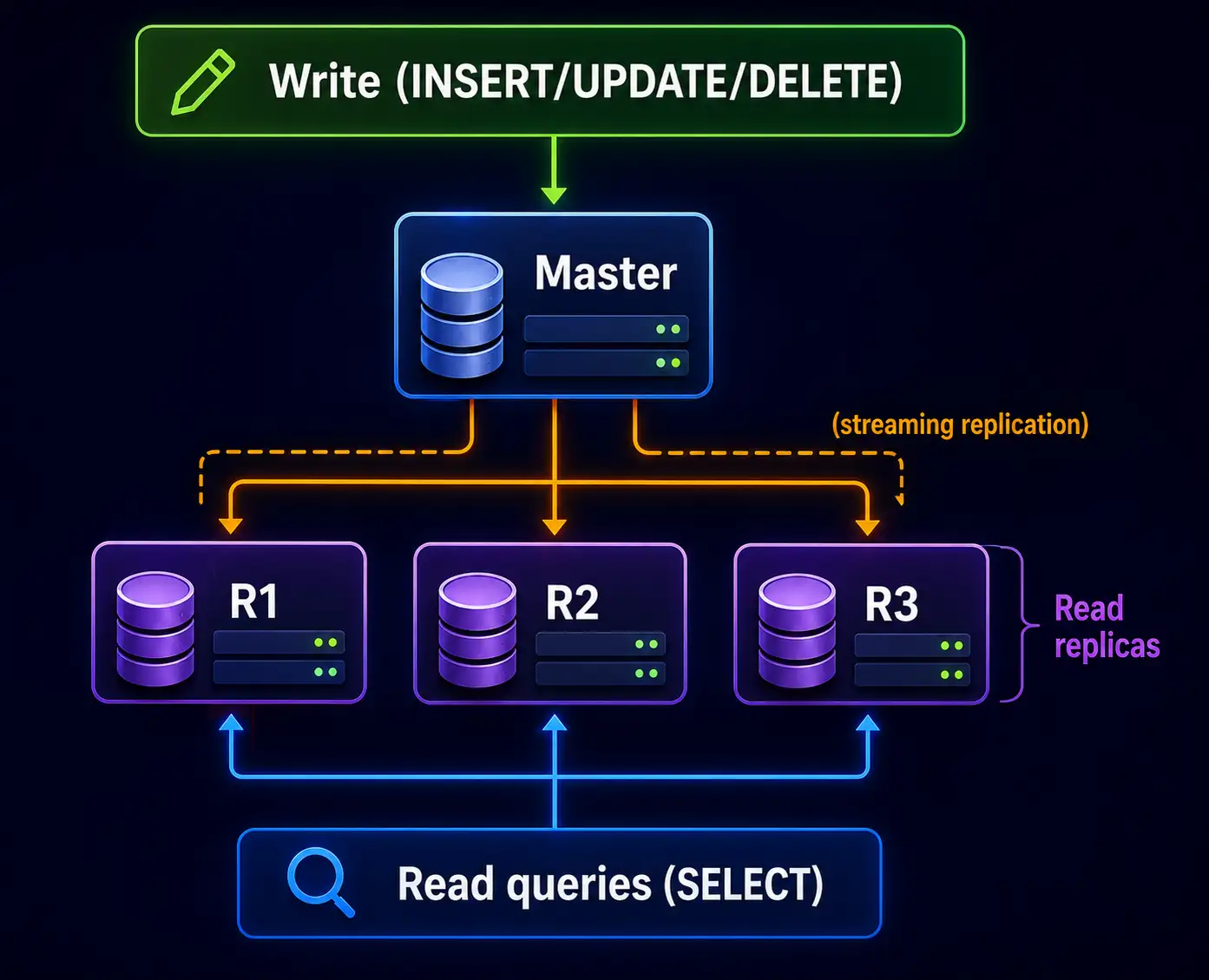 PostgreSQL streaming replication | Database scaling sharding Hindi