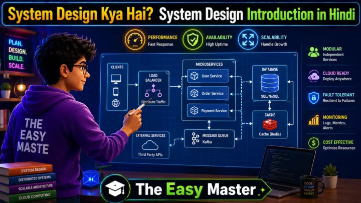 1. System Design Kya Hai? System Design Introduction in Hindi