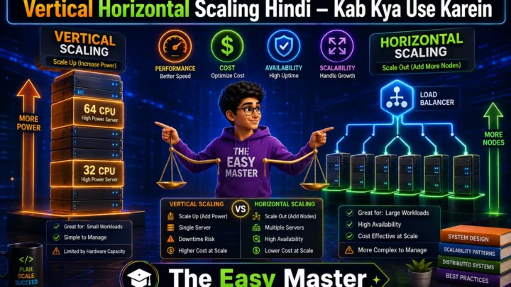 2. Vertical Horizontal Scaling Hindi – कब क्या Use करें